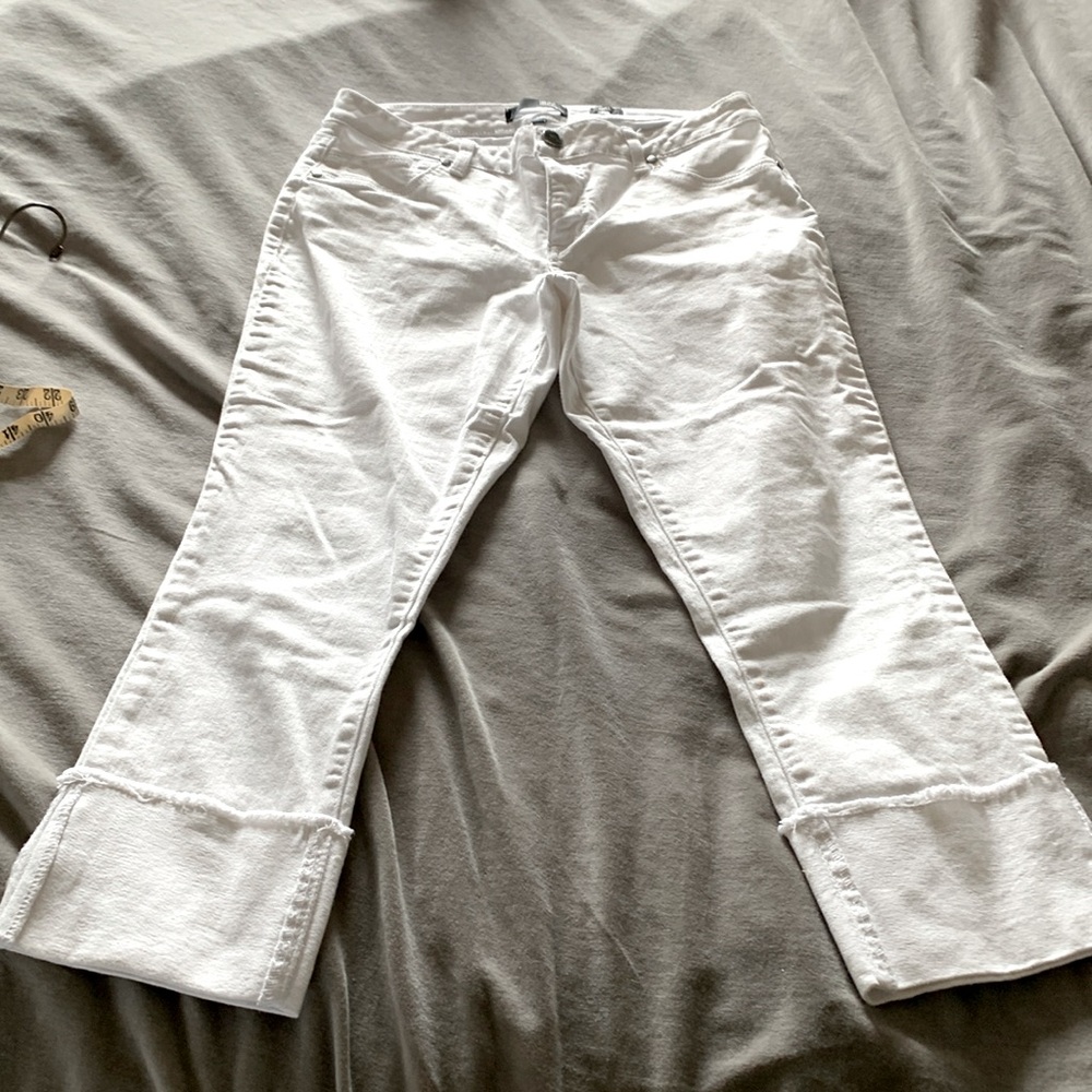 NWOT 1822 ankle length 12 white jeans